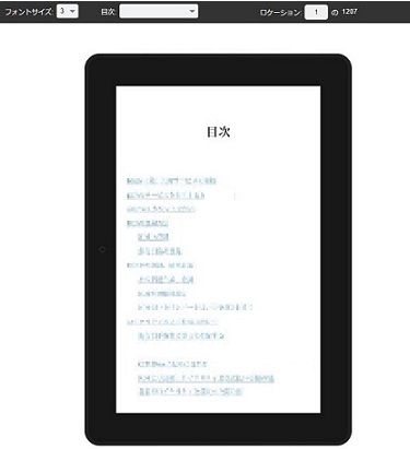 KDP実際のプレビュー画面