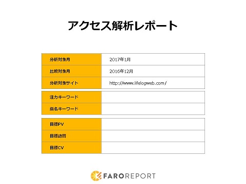 FARO REPORTでLIFE LOGのレポート作成