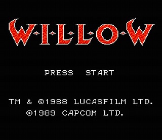 WILLOW(ウィロー)のタイトル画面