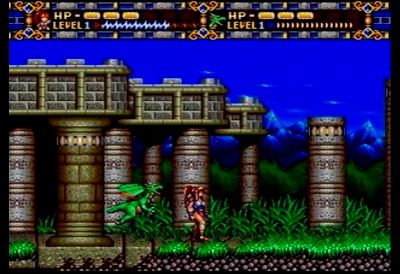 アリシアドラグーンのゲーム画面