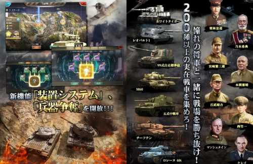 戦車帝国のシステムと登場人物紹介
