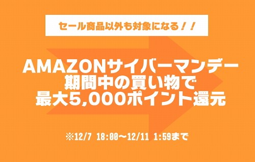 サイバーマンデーのセール解説