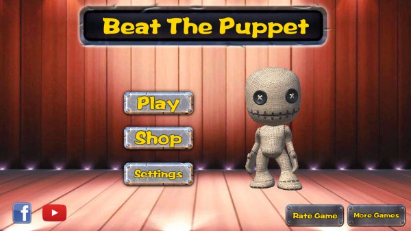 BeatThePuppetのタイトル画面