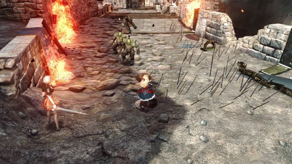 DarkAvenger Xの戦闘シーン