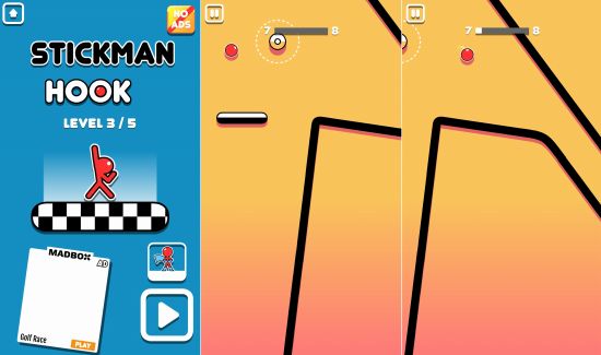 Stickman Hookのゲーム画像