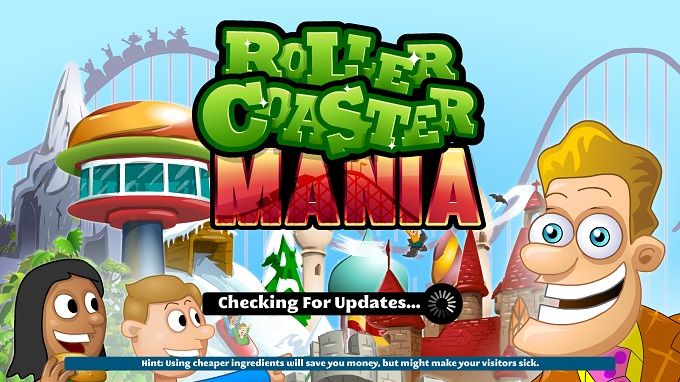 Rollercoaster Maniaのタイトル画面