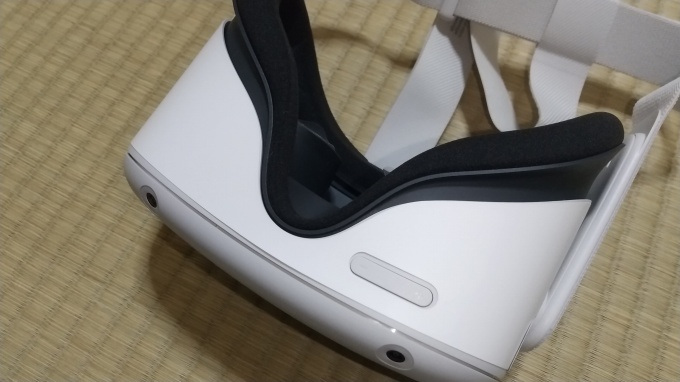 OculusQuest2を反対に置いた写真