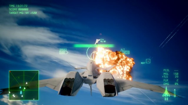 ACE COMBAT 7: SKIES UNKNOWNの飛行機ゲーム画像