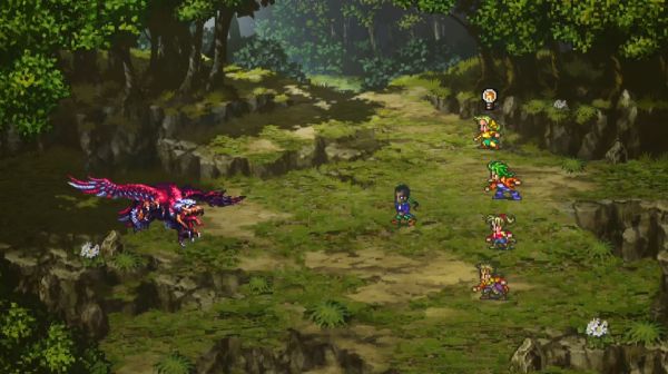 Romancing SaGa 3 Remasterの戦闘画面