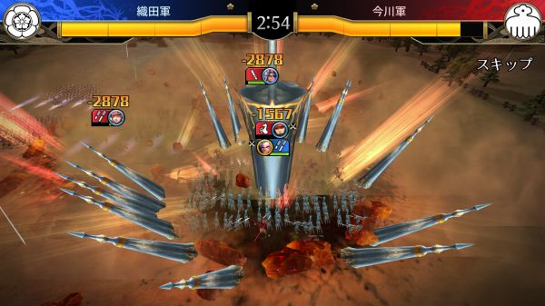 戦国再臨のゲームアプリ画像