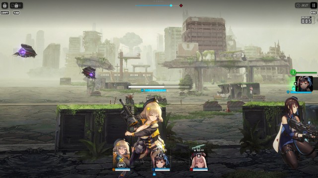 勝利の女神：NIKKEの戦闘バトルシーン